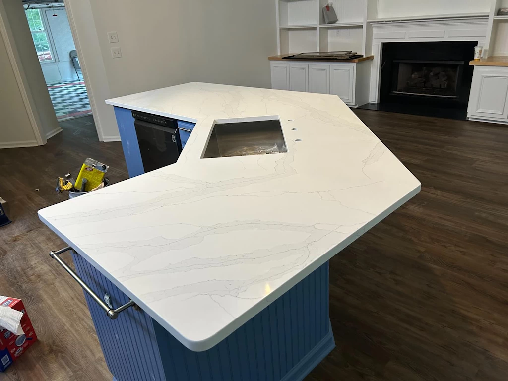 Custom kitchen countertop installation near Atlanta Georgia
