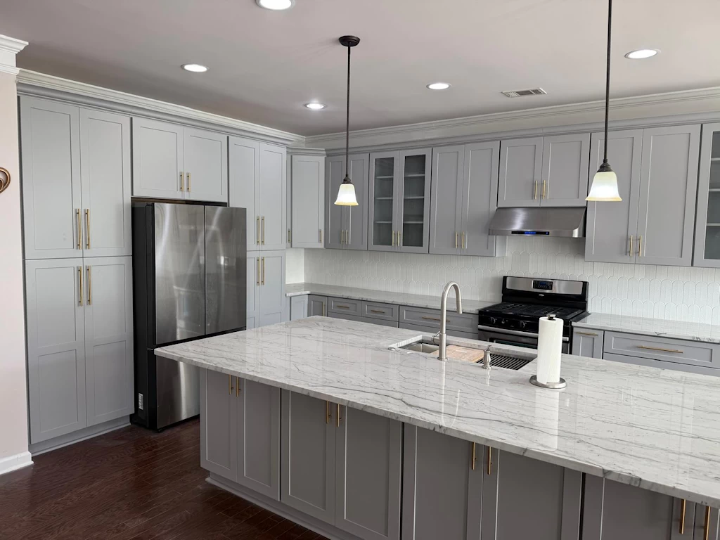Modern kitchen remodeling project near Atlanta Georgia